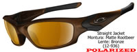 Oakley Straight Jacket Polarized Matte Rootbeer/Bronze (12-936)